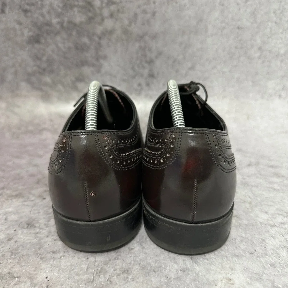 Florsheim Lexington Wingtip Oxfords Mens 11 Brown Leather Brogue Dress Shoes